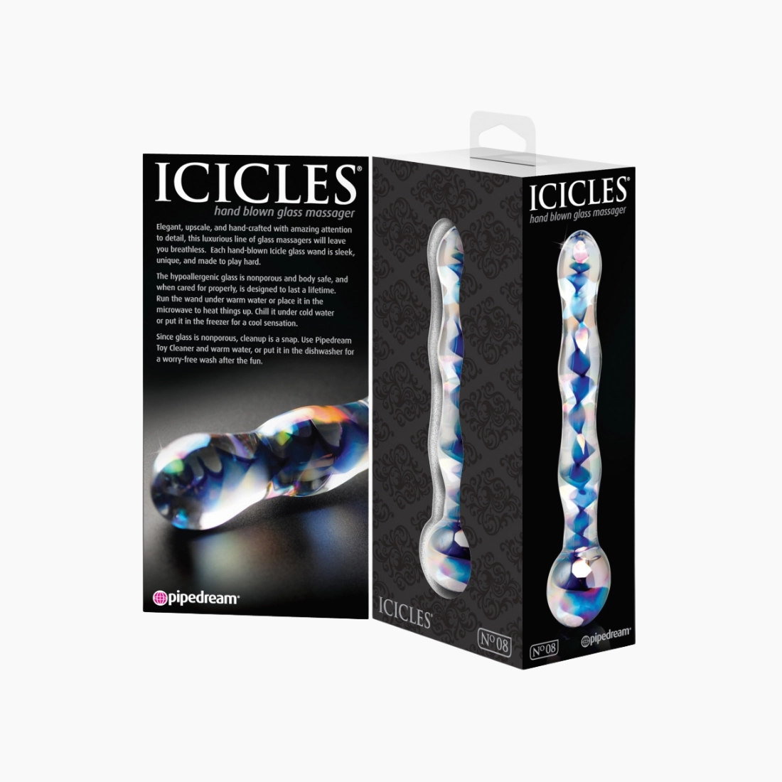 Icicles No. 8 Glass Dildo