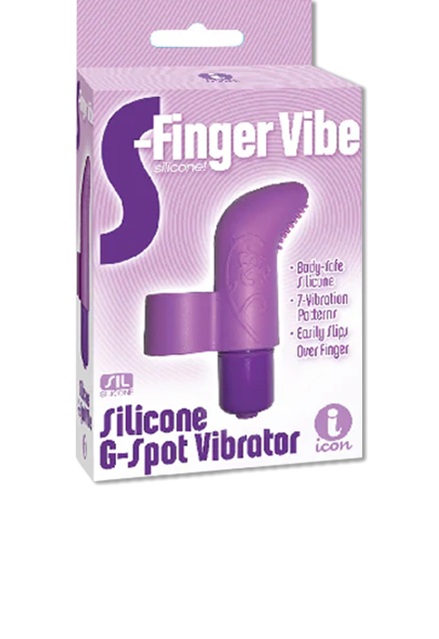 Icon Brands - S-Finger Vibe Silicone G-Spot Vibrator