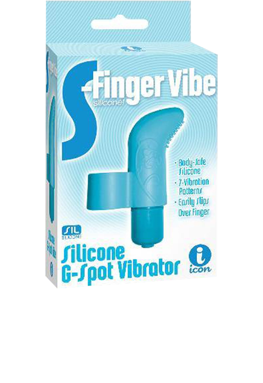 Icon Brands - S-Finger Vibe Silicone G-Spot Vibrator
