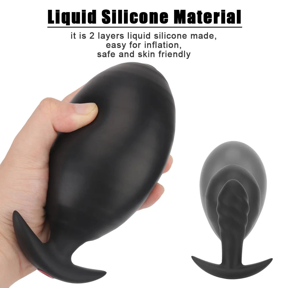 Inflatable Anal Plug for Women Men Inflatable Butt Plug