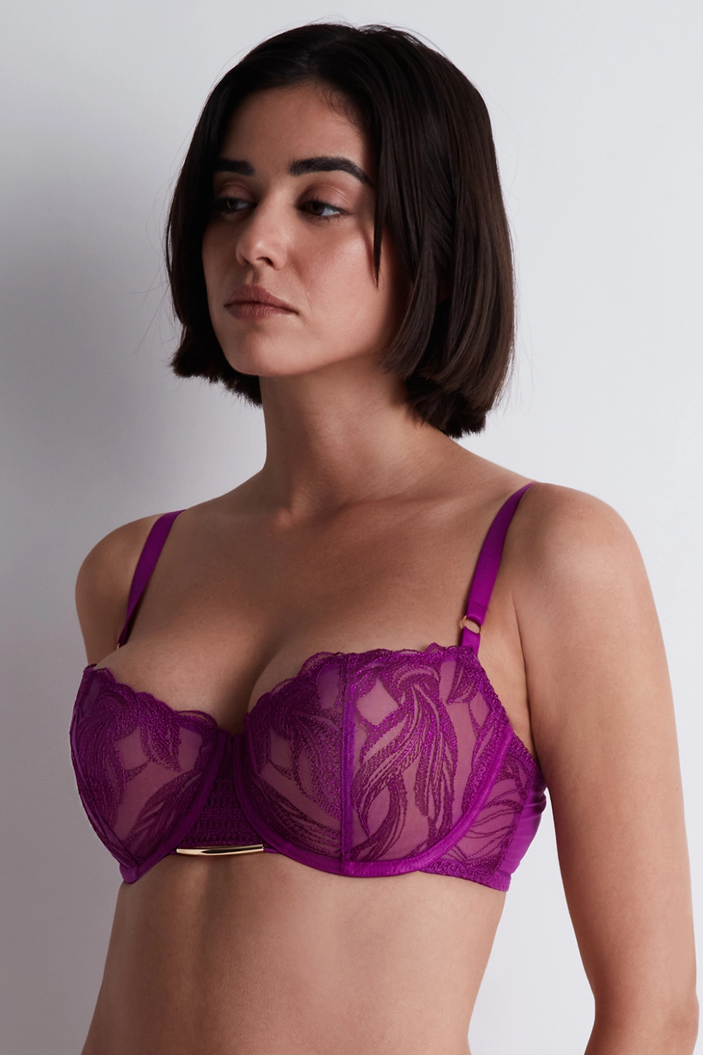 Into The Groove Half Cup Bra Pink
