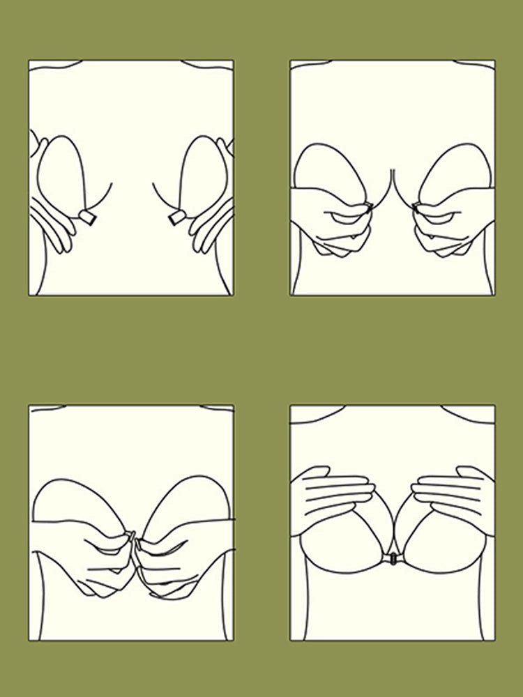 Invisible Silicone Push Up Adhesive Bra for Strapless Backless Dress