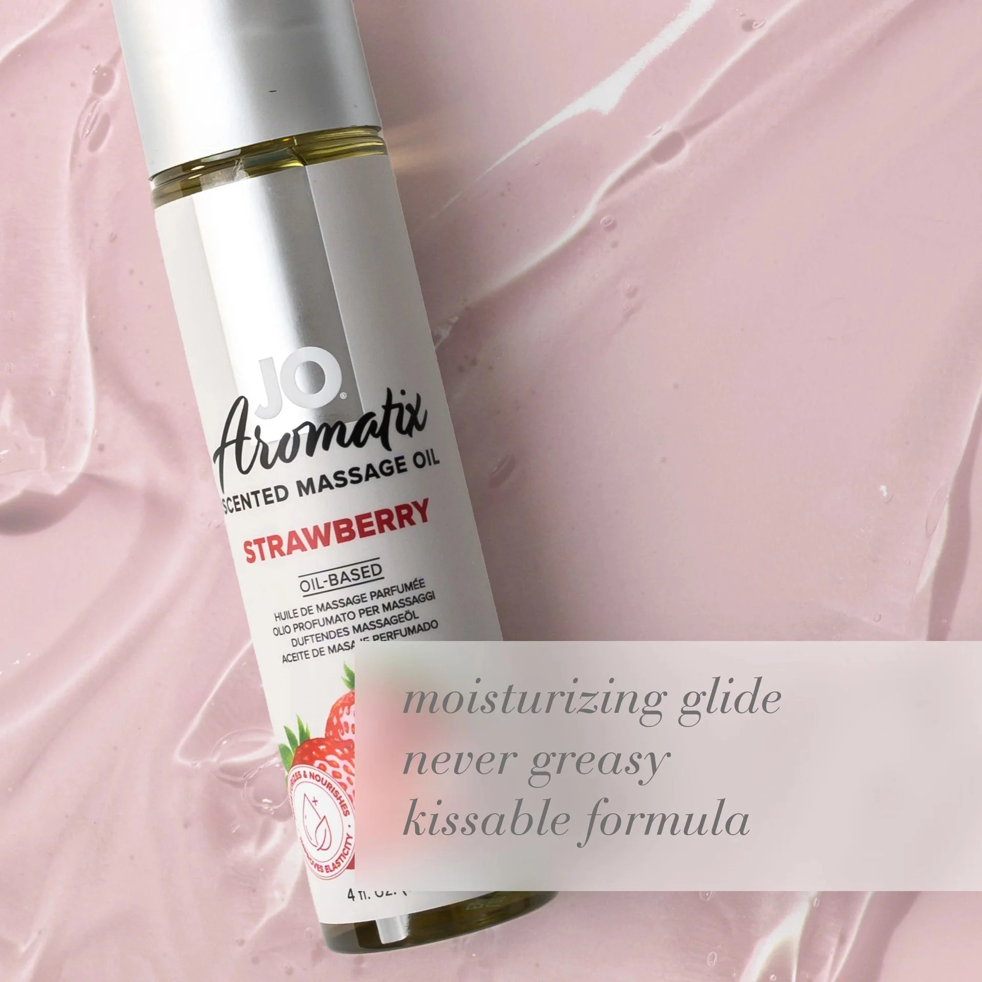 JO Aromatix scented massage oil Strawberry