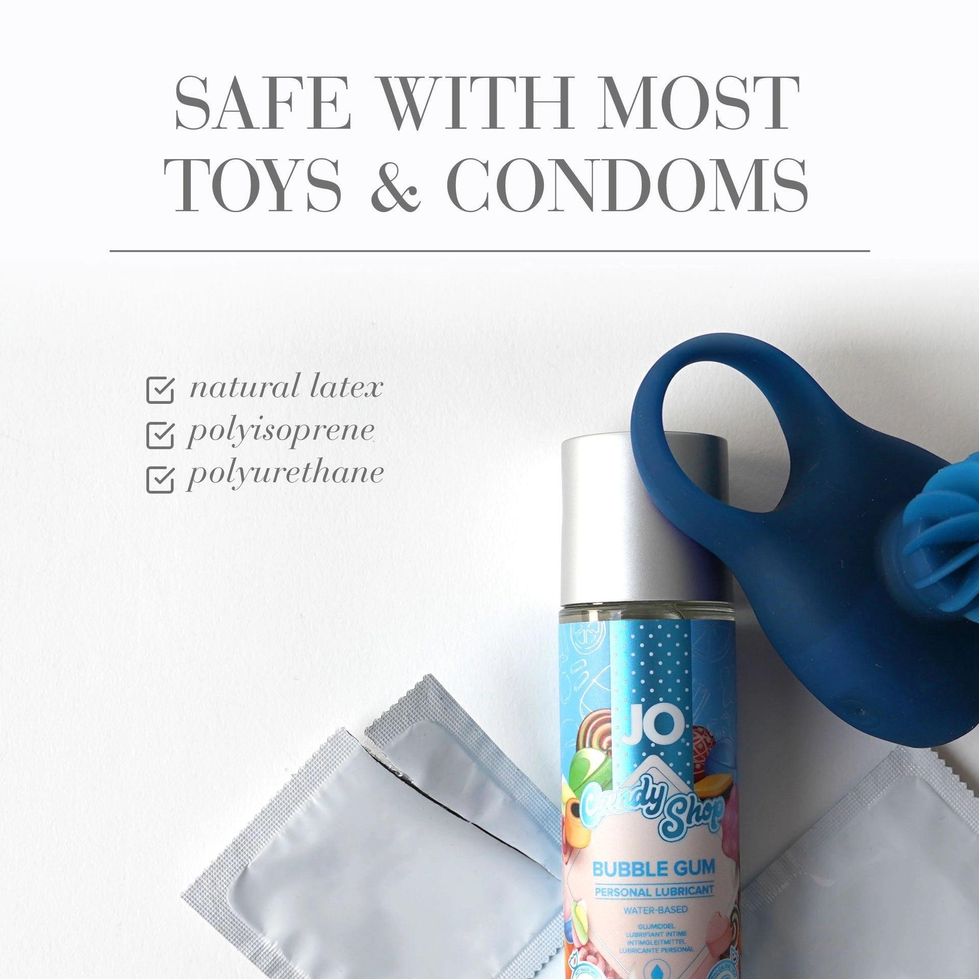 JO H2O Bubble Gum Candy Shop Flavored Lubricant - 2 oz