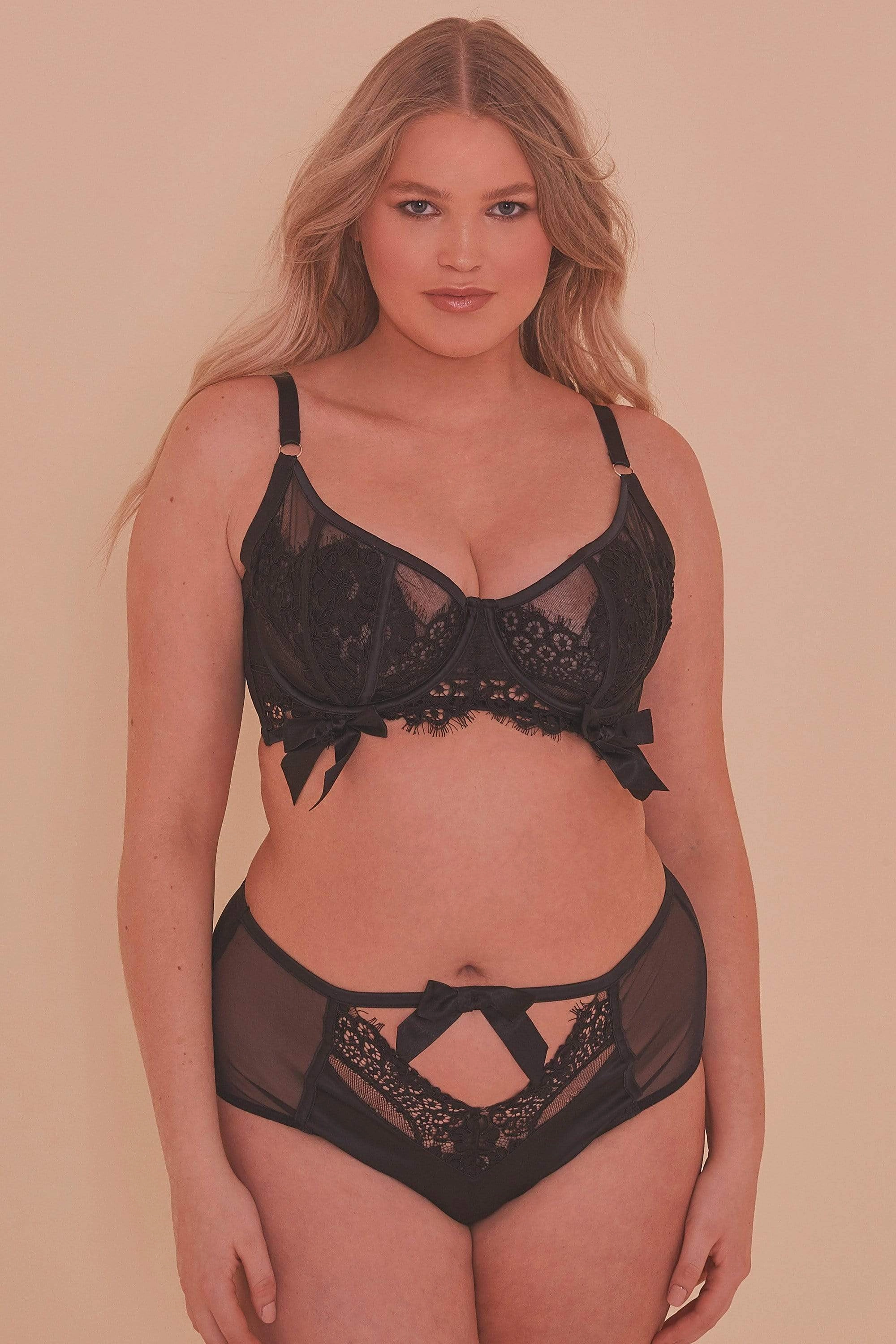 Josephine Corded lace HW brief