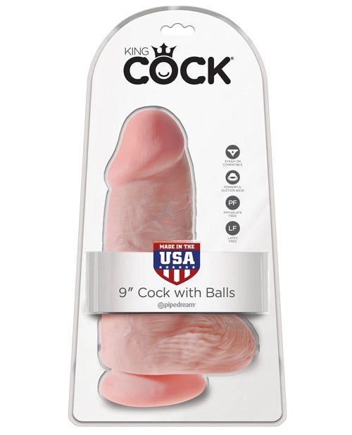 King Cock 9 x 9 Inch Chubby