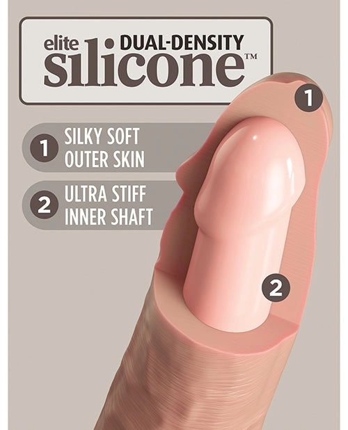 King Cock Elite 7 Inch Dual Density Silicone Cock