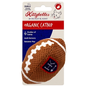 Kittybelles Football Brown Cat Toys