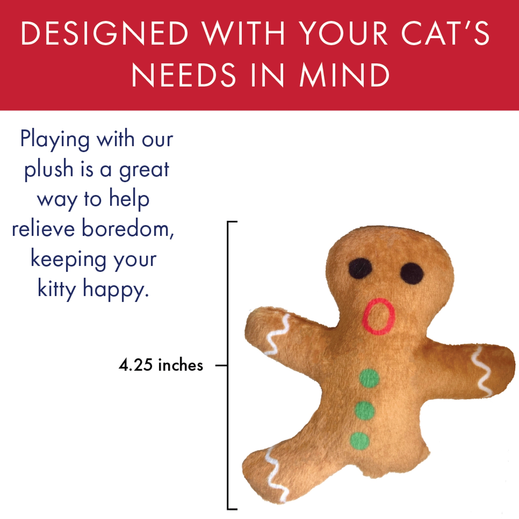 Kittybelles Oh Snap! Brown Cat Toys