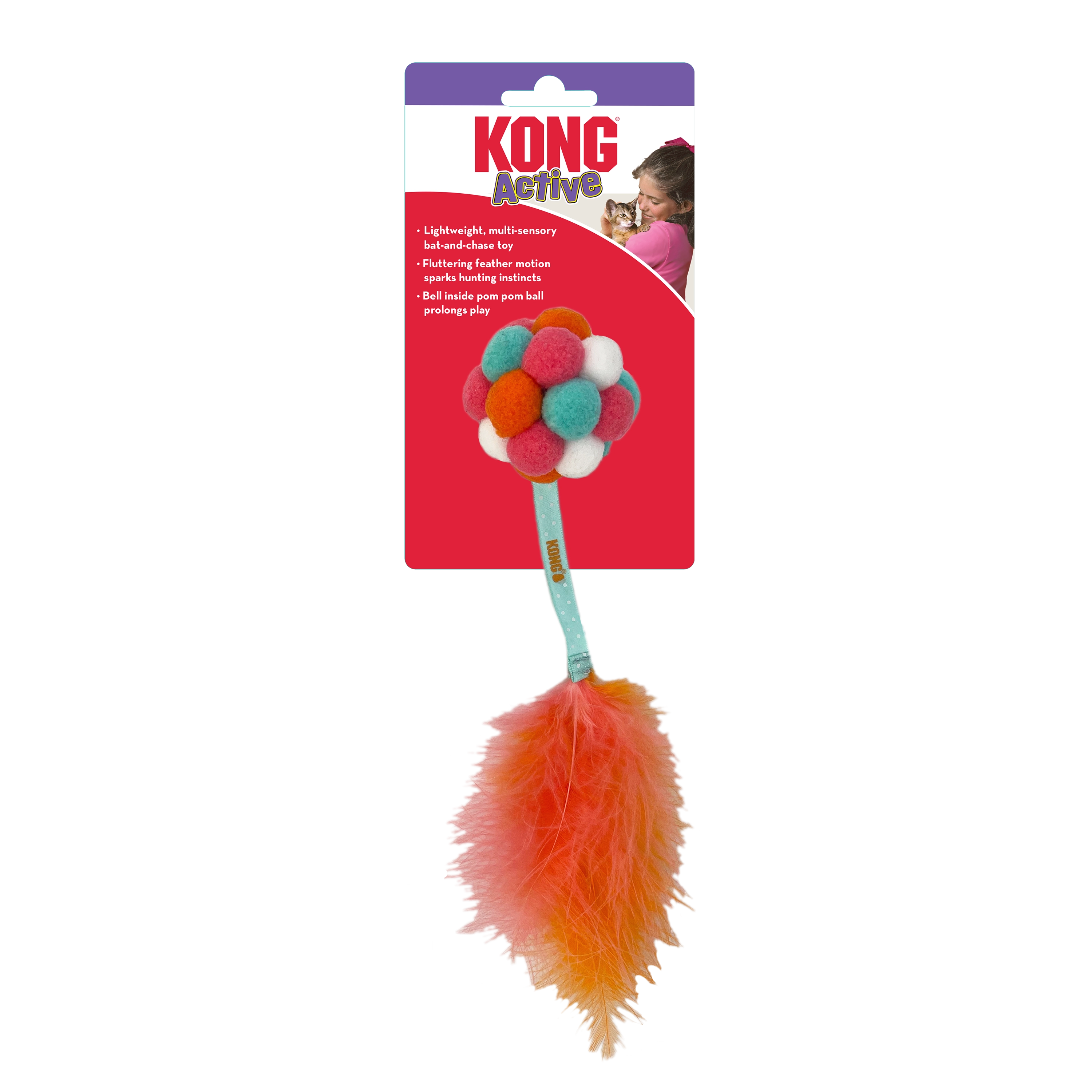 KONG Cat Active Bubble Ball Assorted Cat Toy