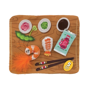 KONG Pull-A-Partz Sushi Cat Toy