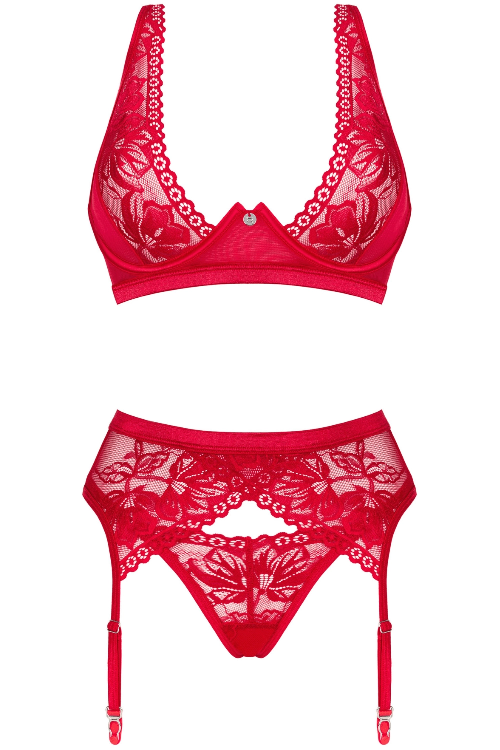 Lacelove Bra, Thong & Suspender