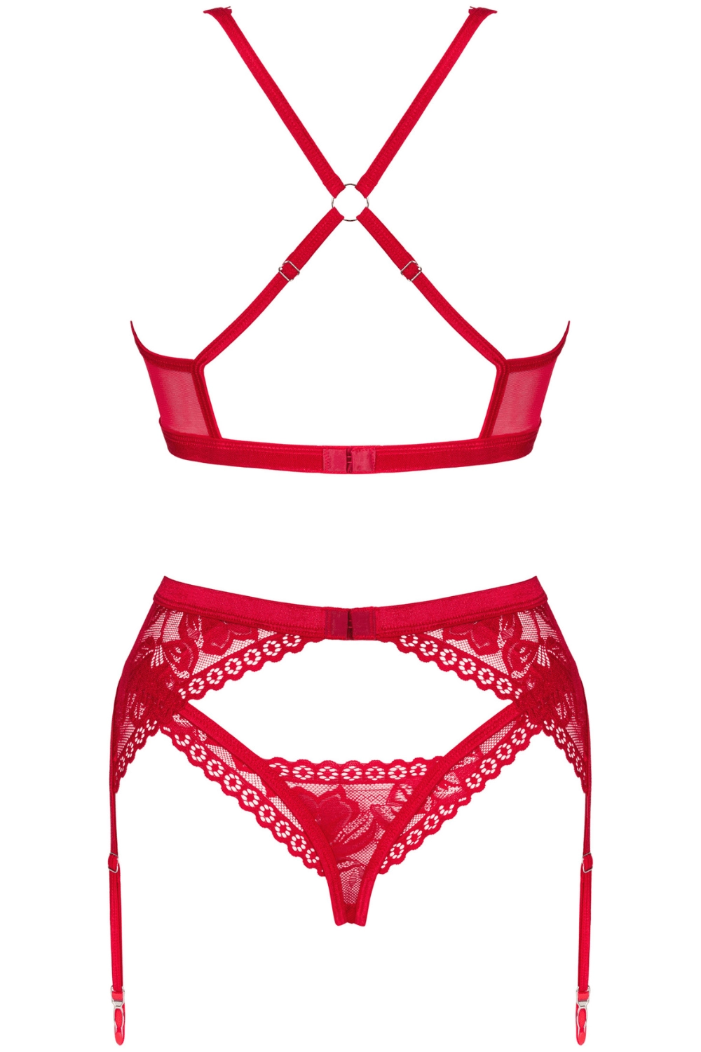 Lacelove Bra, Thong & Suspender