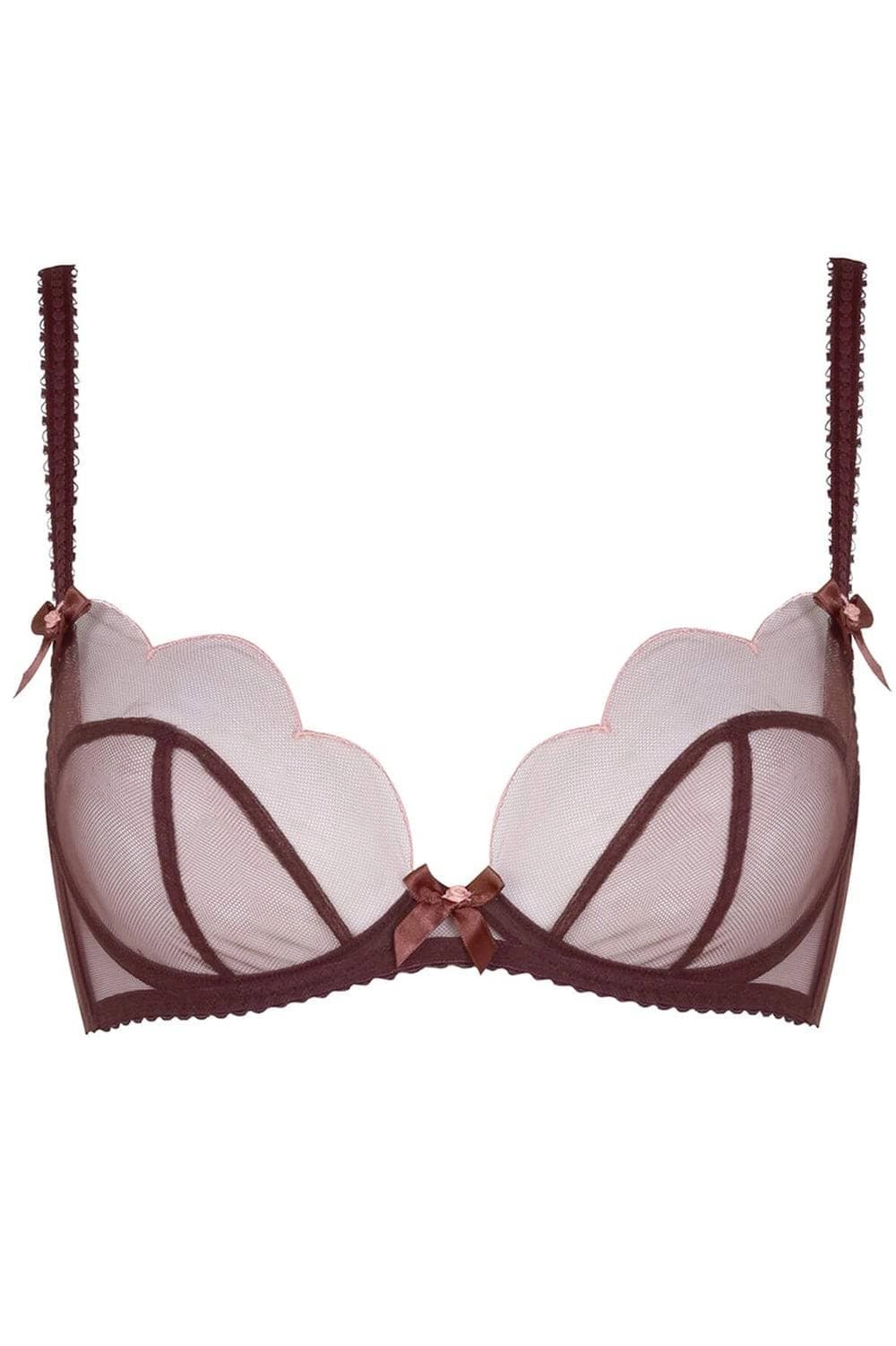 Lorna Plunge Bra in Chestnut