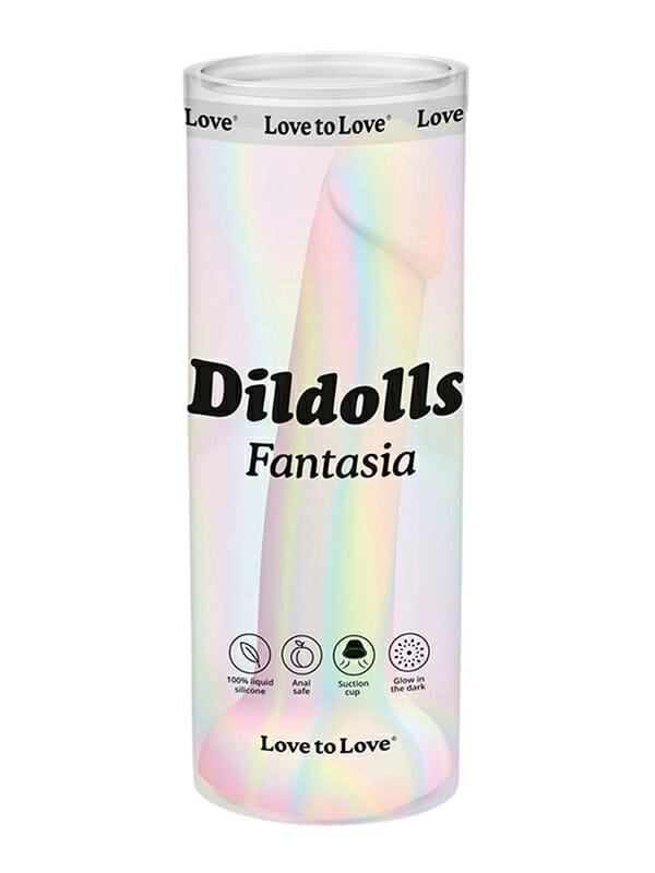 Love to Love Dildolls Fantasia Glow In The Dark Dildo 17.6 cm