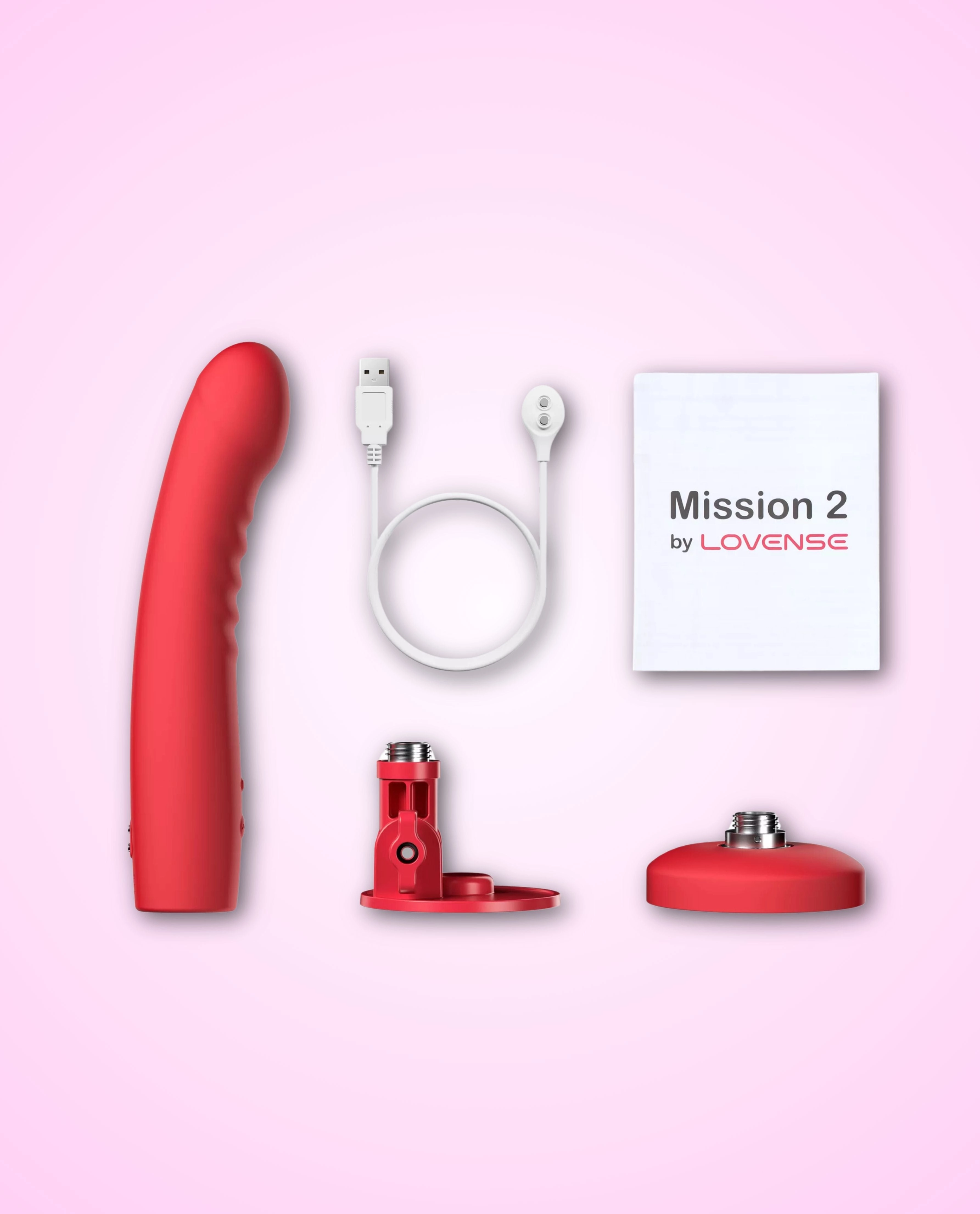 Lovense Mission 2 Vibrating Suction Cup Dildo