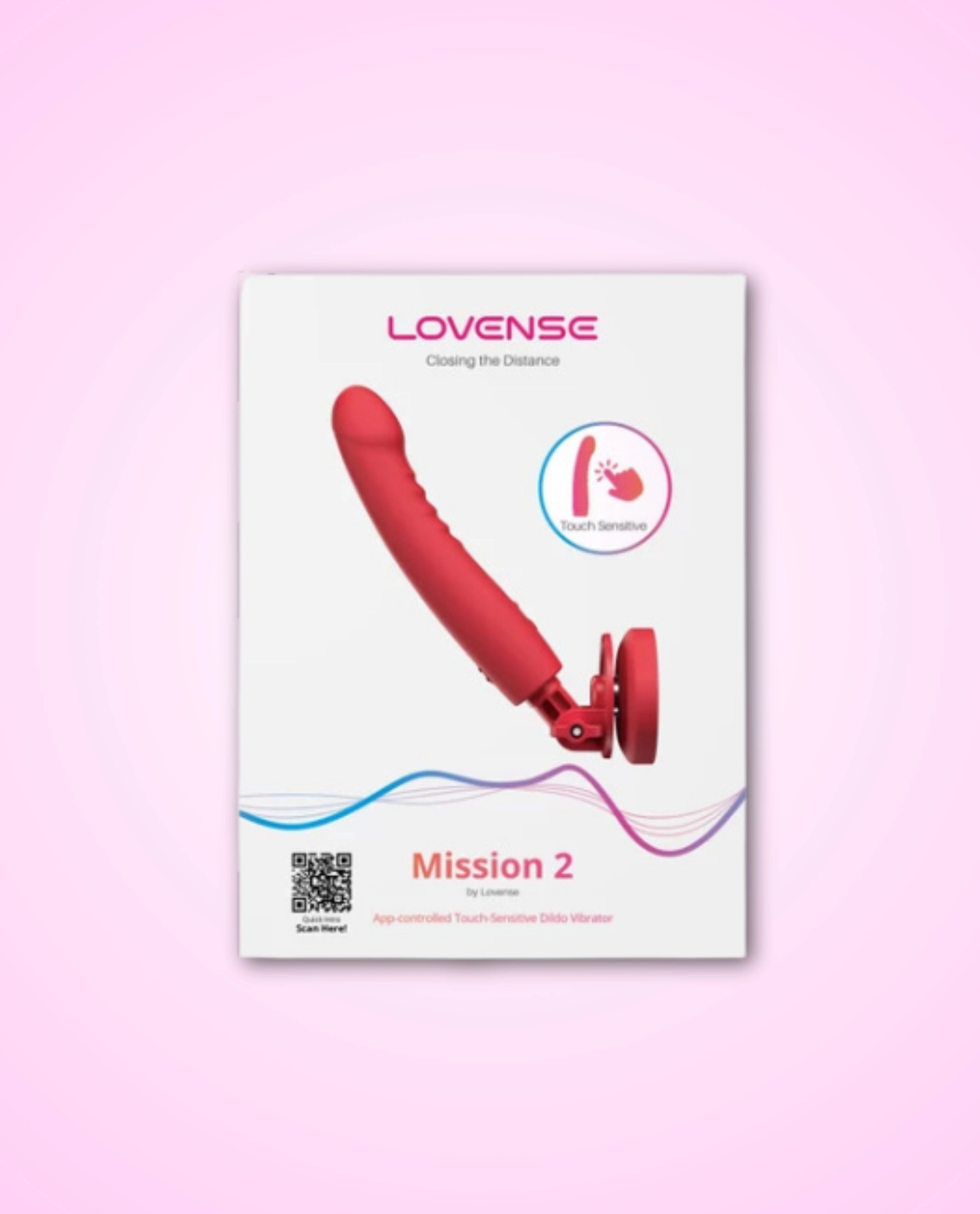 Lovense Mission 2 Vibrating Suction Cup Dildo