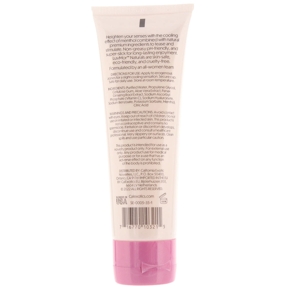 Luv Mor Naturals Intimate Cooling Serum in 4oz/120ml