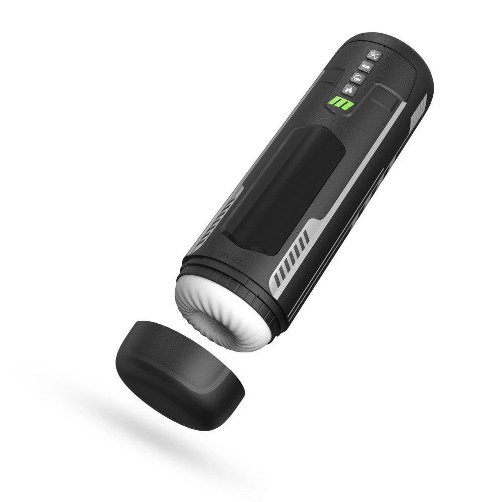 M For Men By Blush® | Master Blaster – Vibrating, Stroking & Sucking Automatic Male Masturbator With Warming Technology – Black