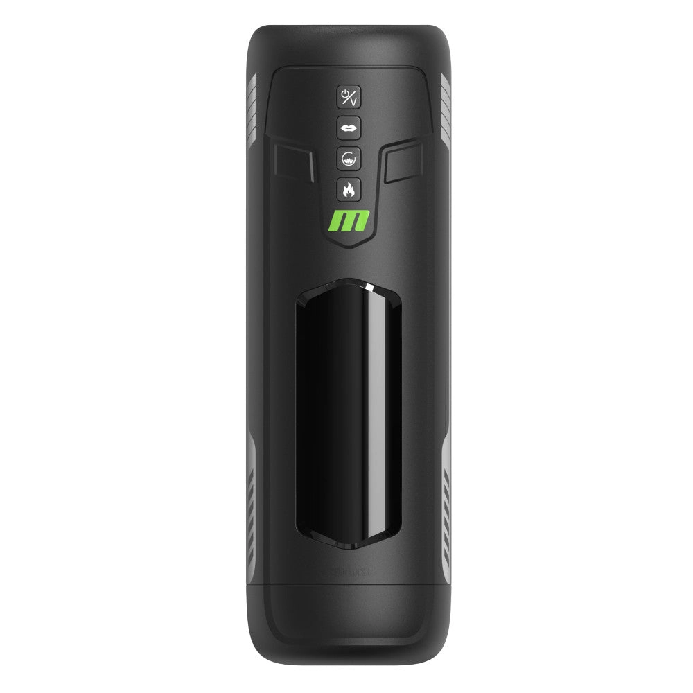 M For Men By Blush® | Master Blaster – Vibrating, Stroking & Sucking Automatic Male Masturbator With Warming Technology – Black