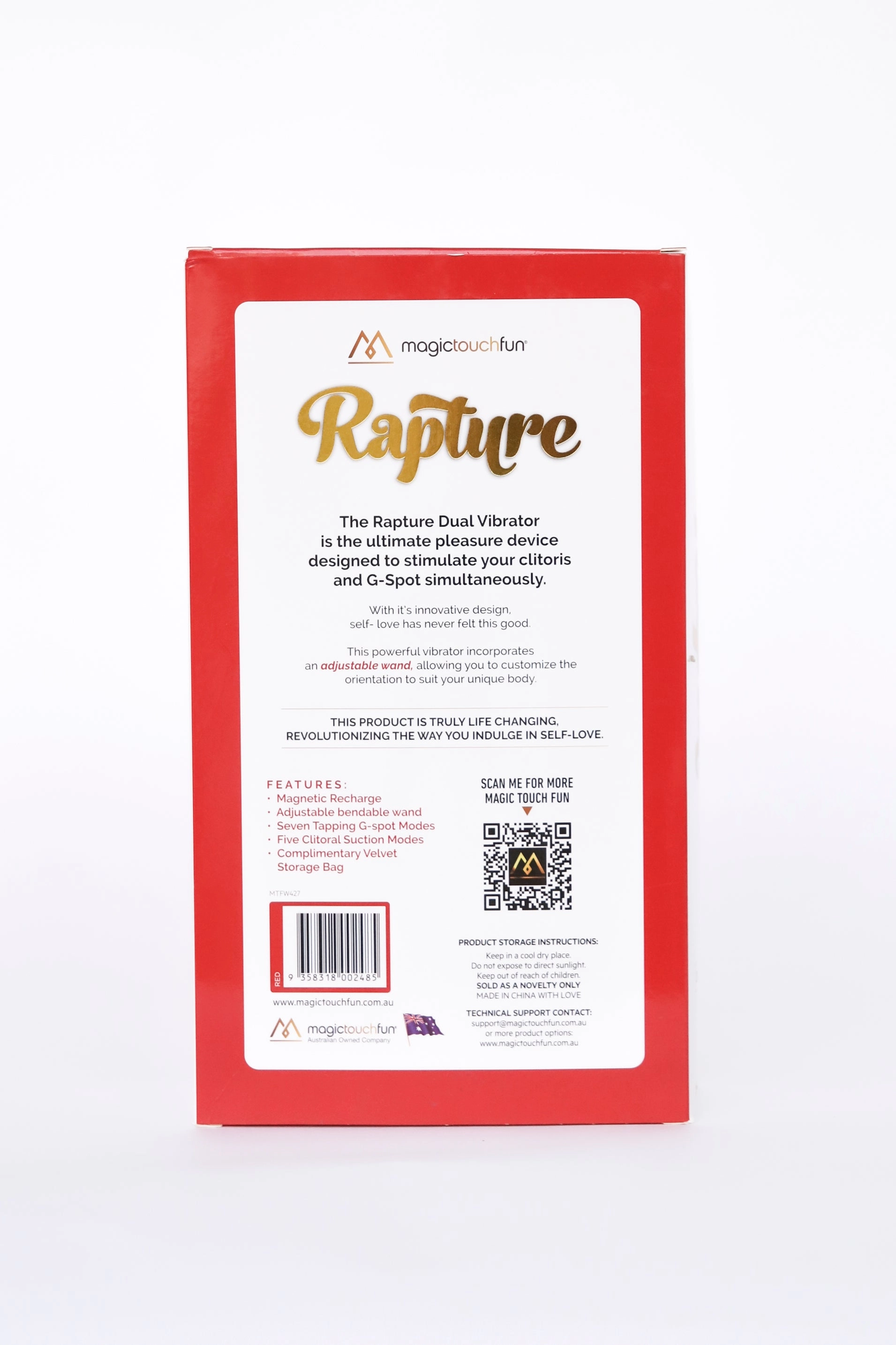 Magic Touch Fun Rapture Dual Action Vibrator