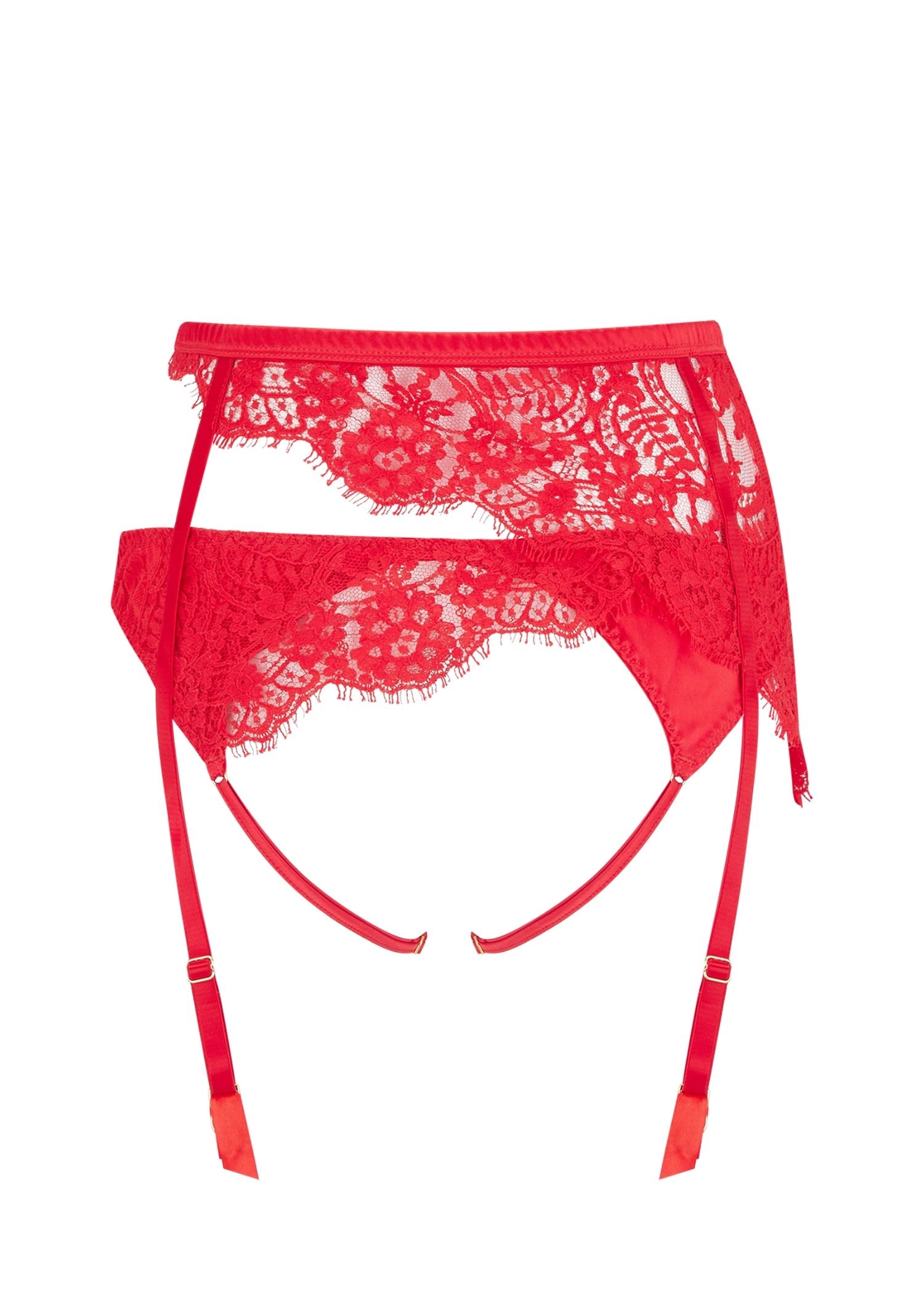 Marella Open Suspender Knicker (Red)