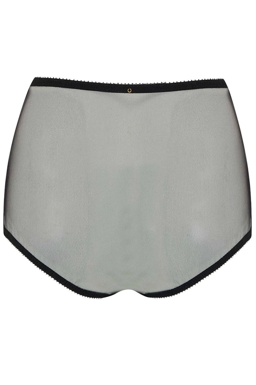 Marinette High Waist Brief in Black