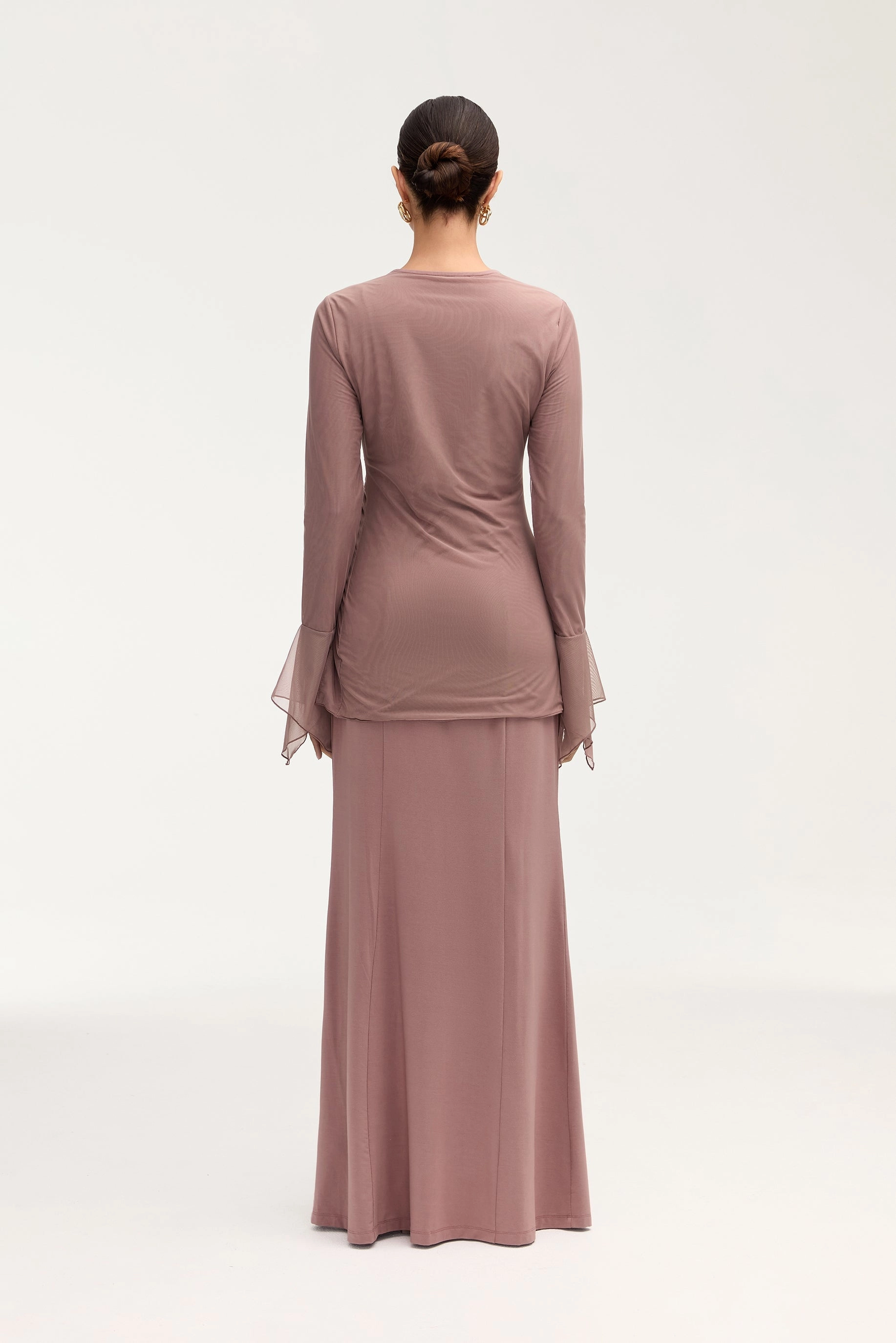 Monica Side Slit Top - Twilight Mauve