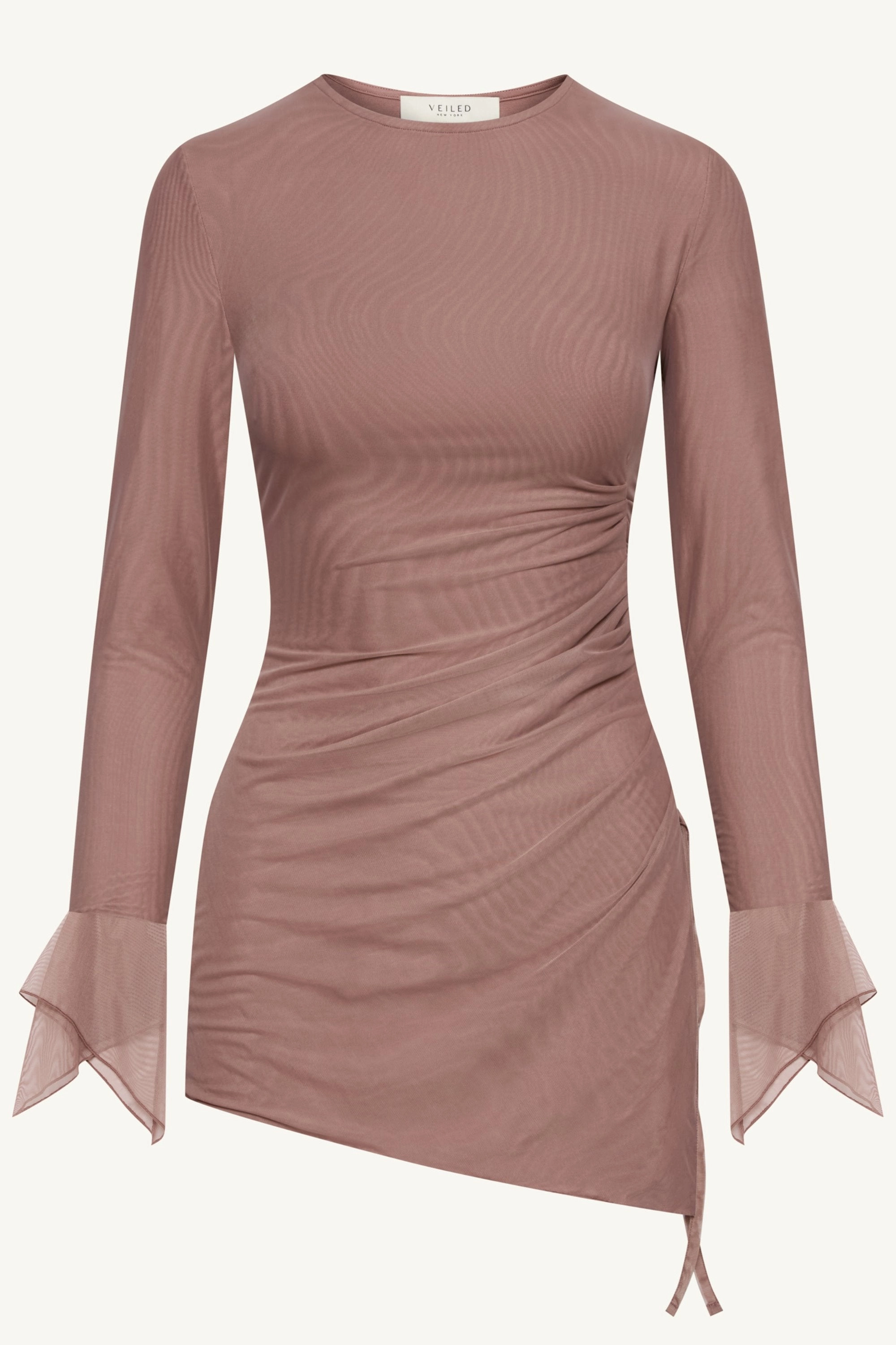 Monica Side Slit Top - Twilight Mauve