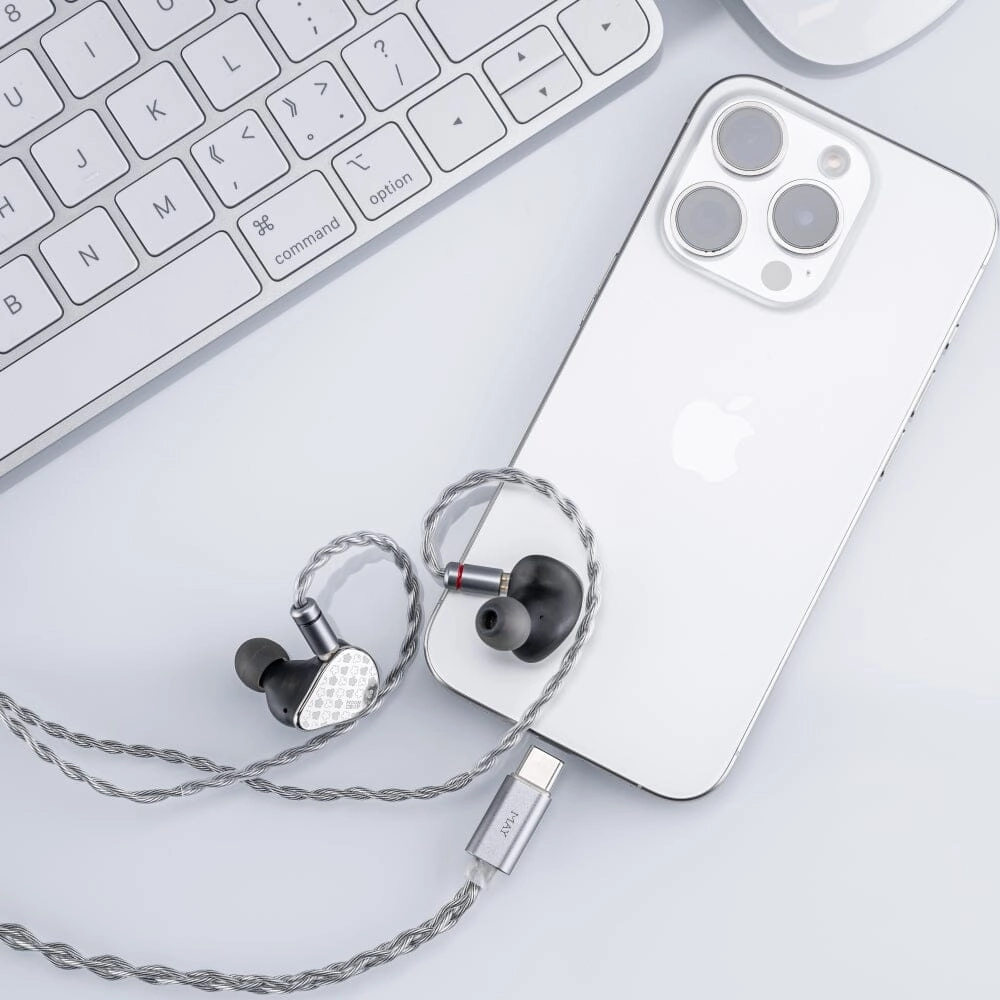 Moondrop May DSP Fully Balanced DD Planar Hybrid Drivers HiFi IEMs