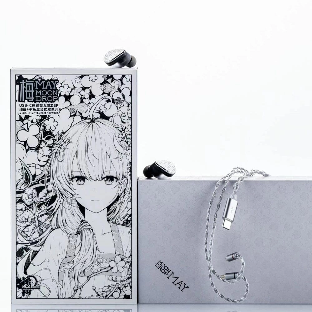 Moondrop May DSP Fully Balanced DD Planar Hybrid Drivers HiFi IEMs