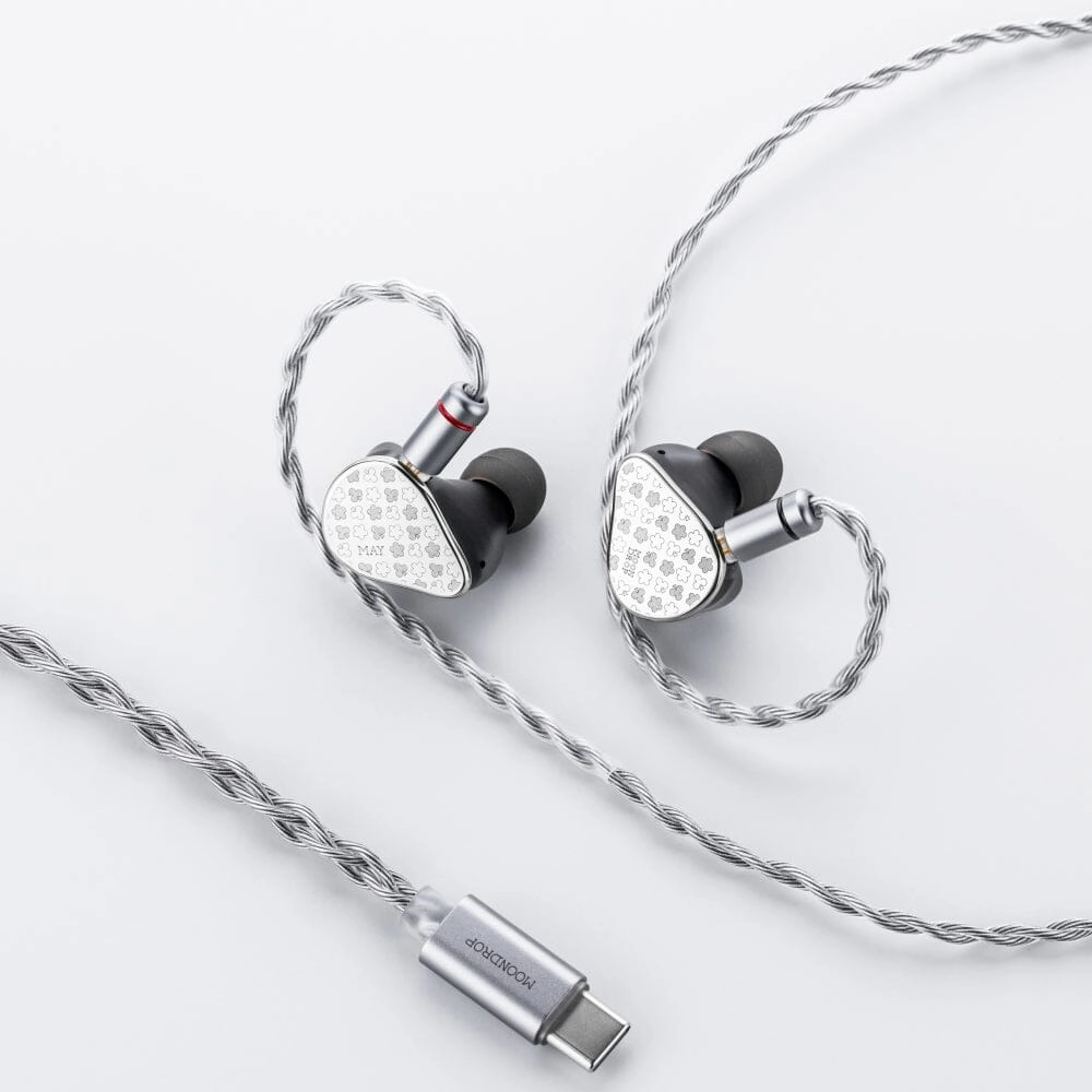 Moondrop May DSP Fully Balanced DD Planar Hybrid Drivers HiFi IEMs