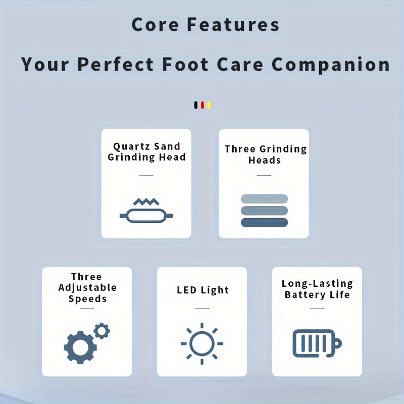 Mpow Electric foot callus remover White
