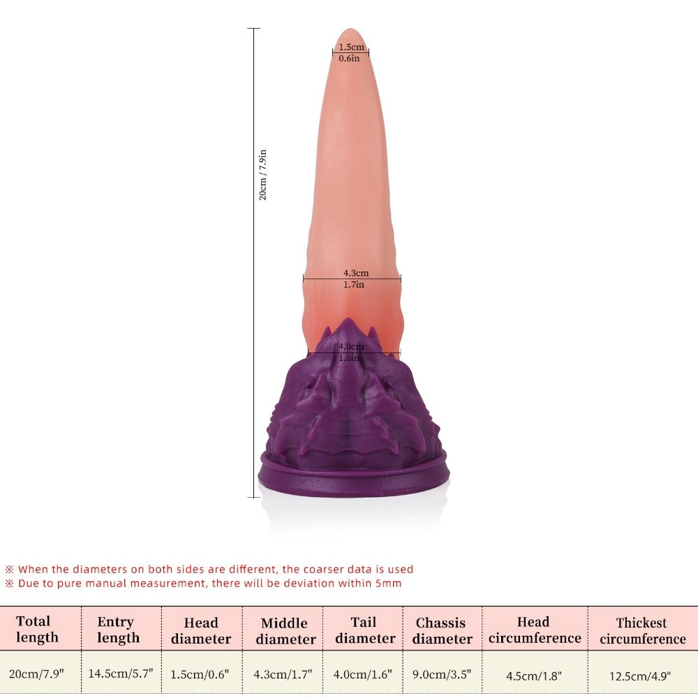 Nothosaur LADON'S TONGUE - 7 Inch Tentacle Dildo - Fantasy Dildo