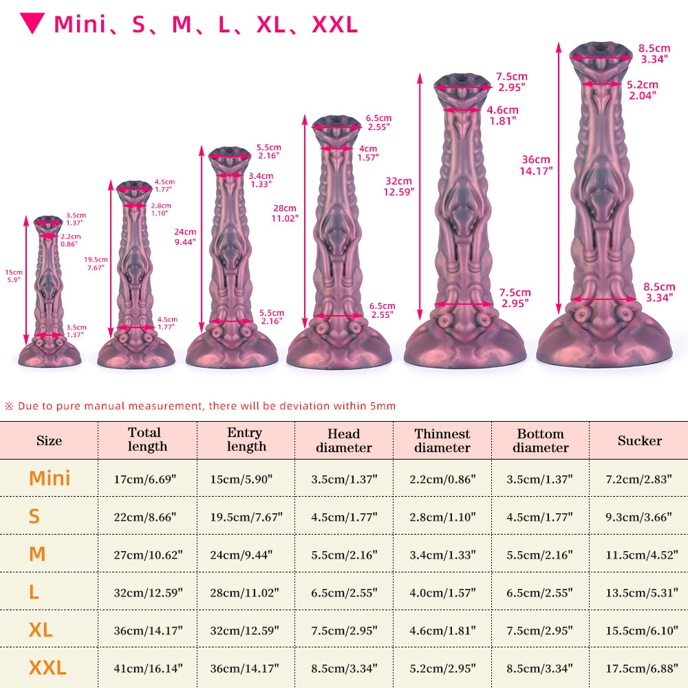 Nothosaur NECRONS - Fantasy Dildo - Horse Dildo - Mechanical Horse Cock Dildo