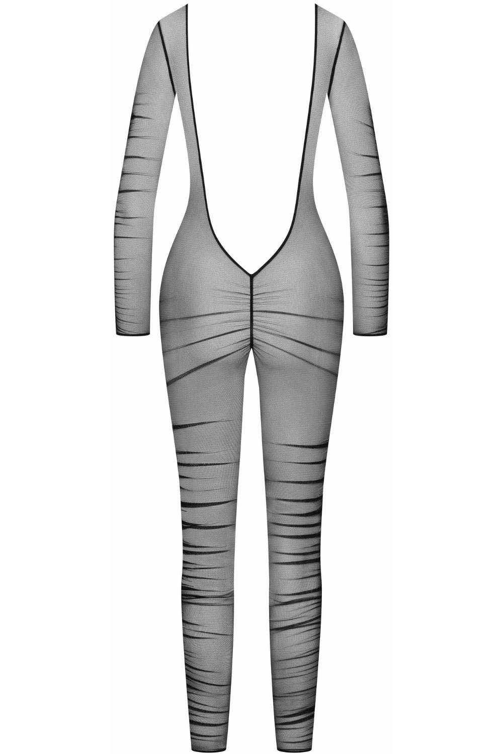 Nuit Fauve Long Sleeve Naked Back Catsuit