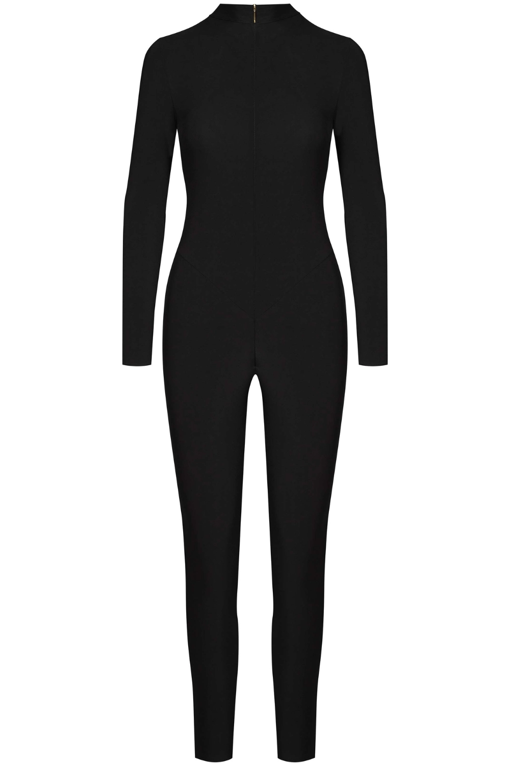 Nuit Fauve Sheer Back Long Sleeve Catsuit