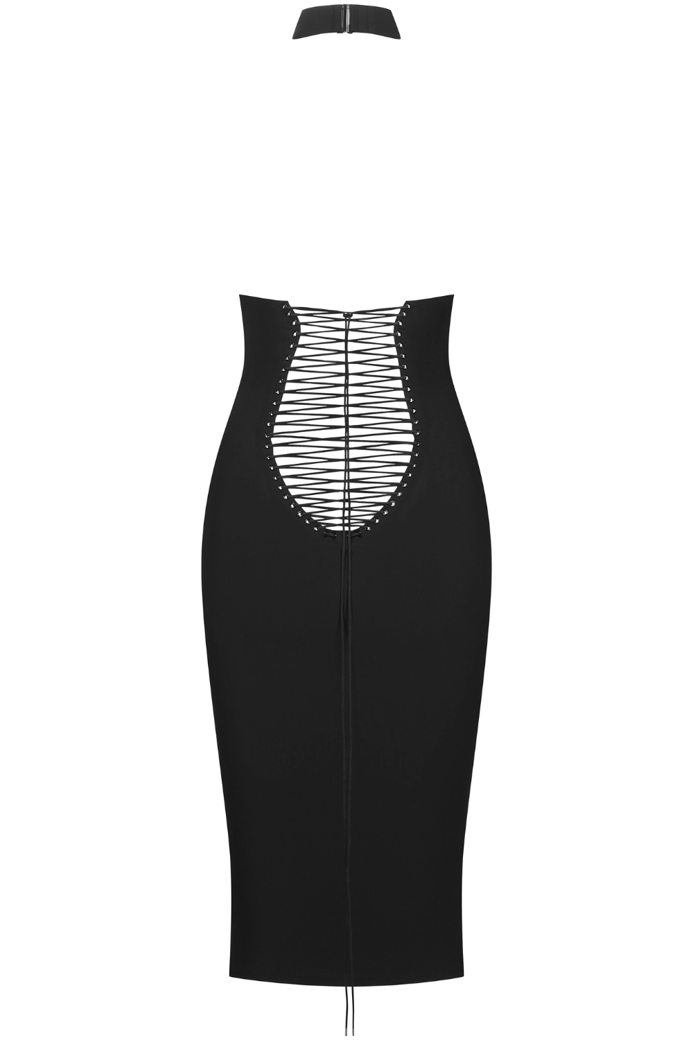 Nuit Infinie Halterneck Midi Dress