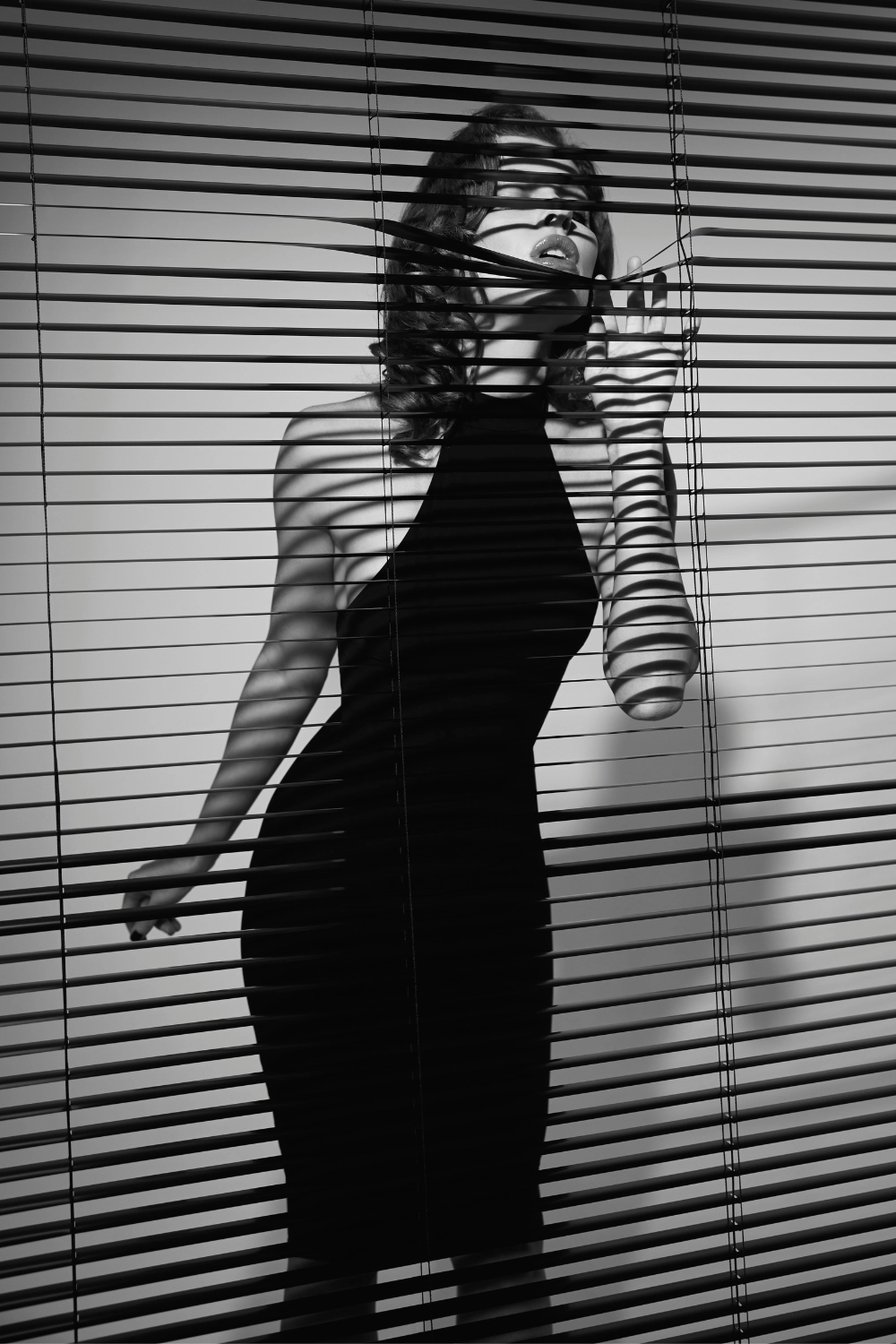 Nuit Infinie Halterneck Midi Dress