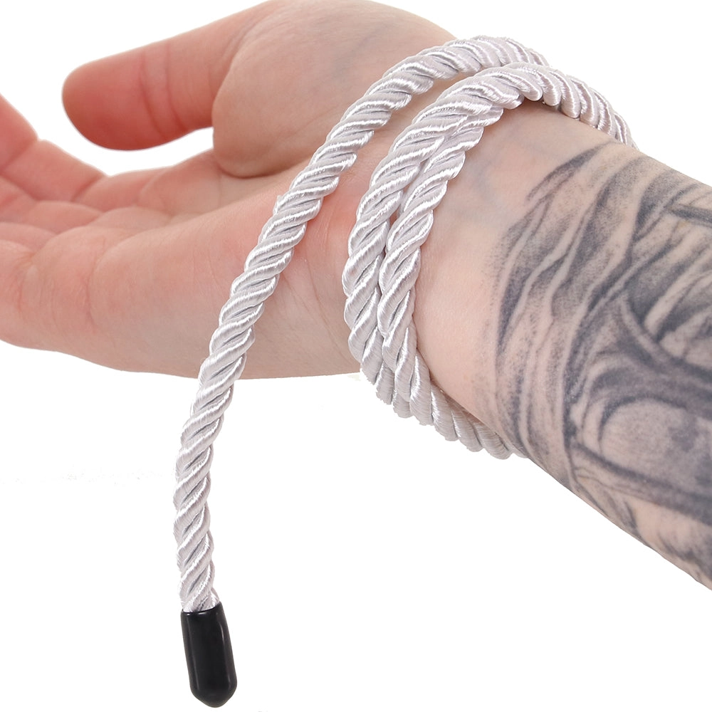 Ouch! 32.8'/10m Bondage Rope in Silver