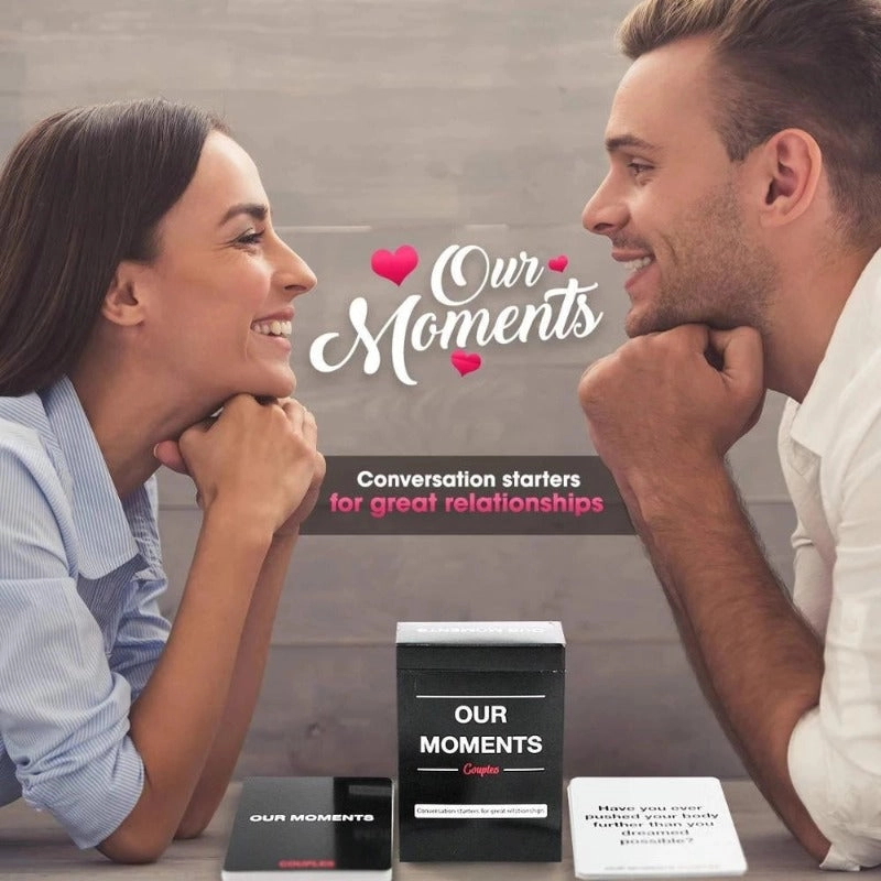Our Moments Couples Card Game | 100 Questions to Reignite Intimacy
