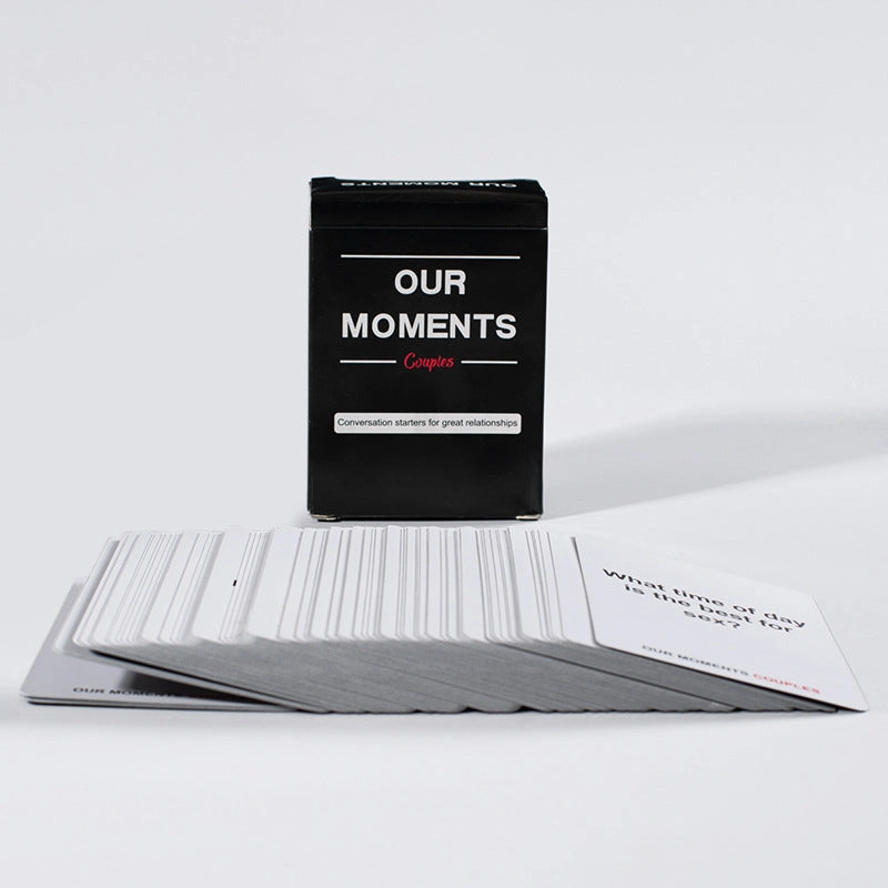 Our Moments Couples Card Game | 100 Questions to Reignite Intimacy