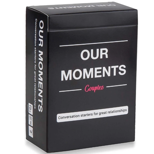 Our Moments Couples Card Game | 100 Questions to Reignite Intimacy