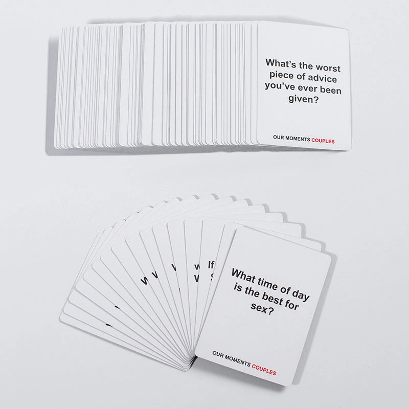 Our Moments Couples Card Game | 100 Questions to Reignite Intimacy
