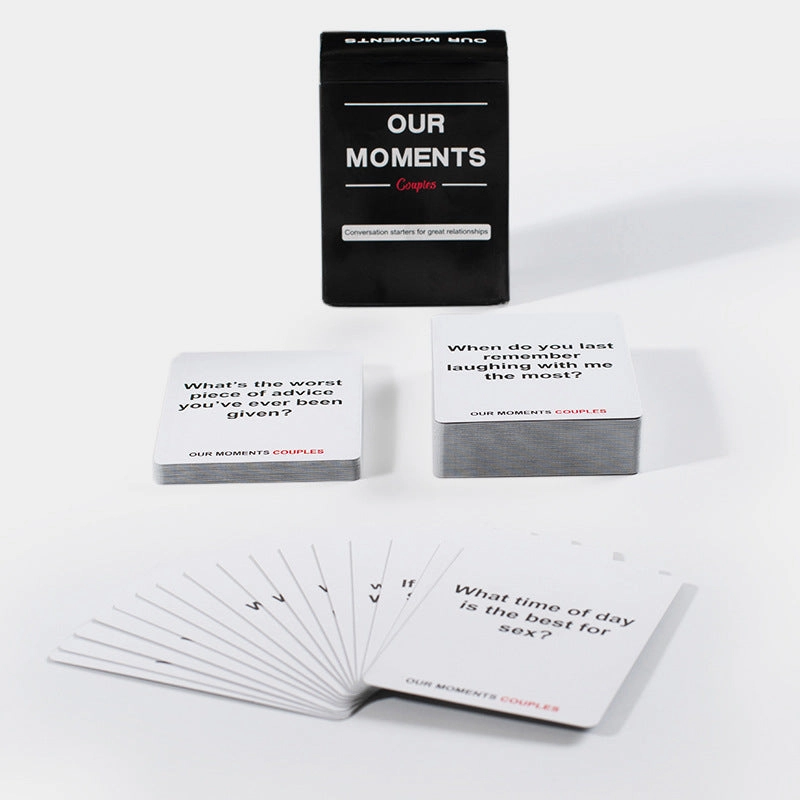 Our Moments Couples Card Game | 100 Questions to Reignite Intimacy