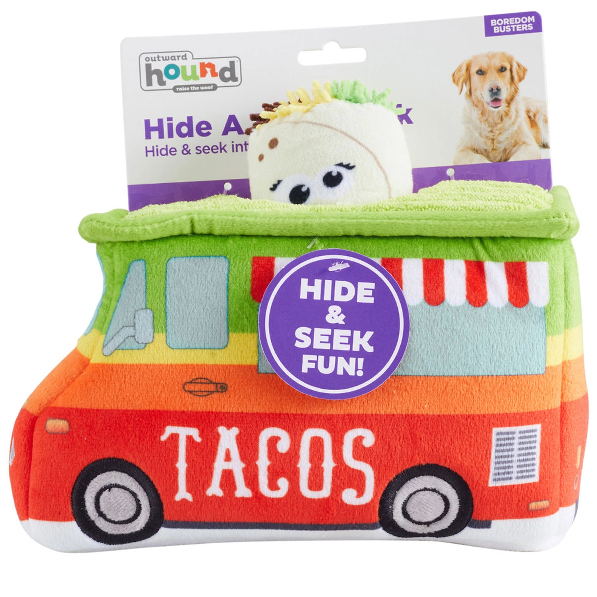 Outward Hound Hide A Taco Truck Multi Dog Toys