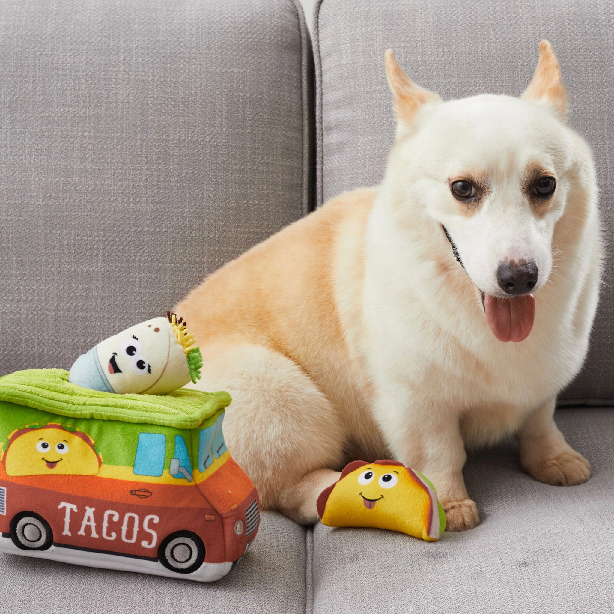 Outward Hound Hide A Taco Truck Multi Dog Toys
