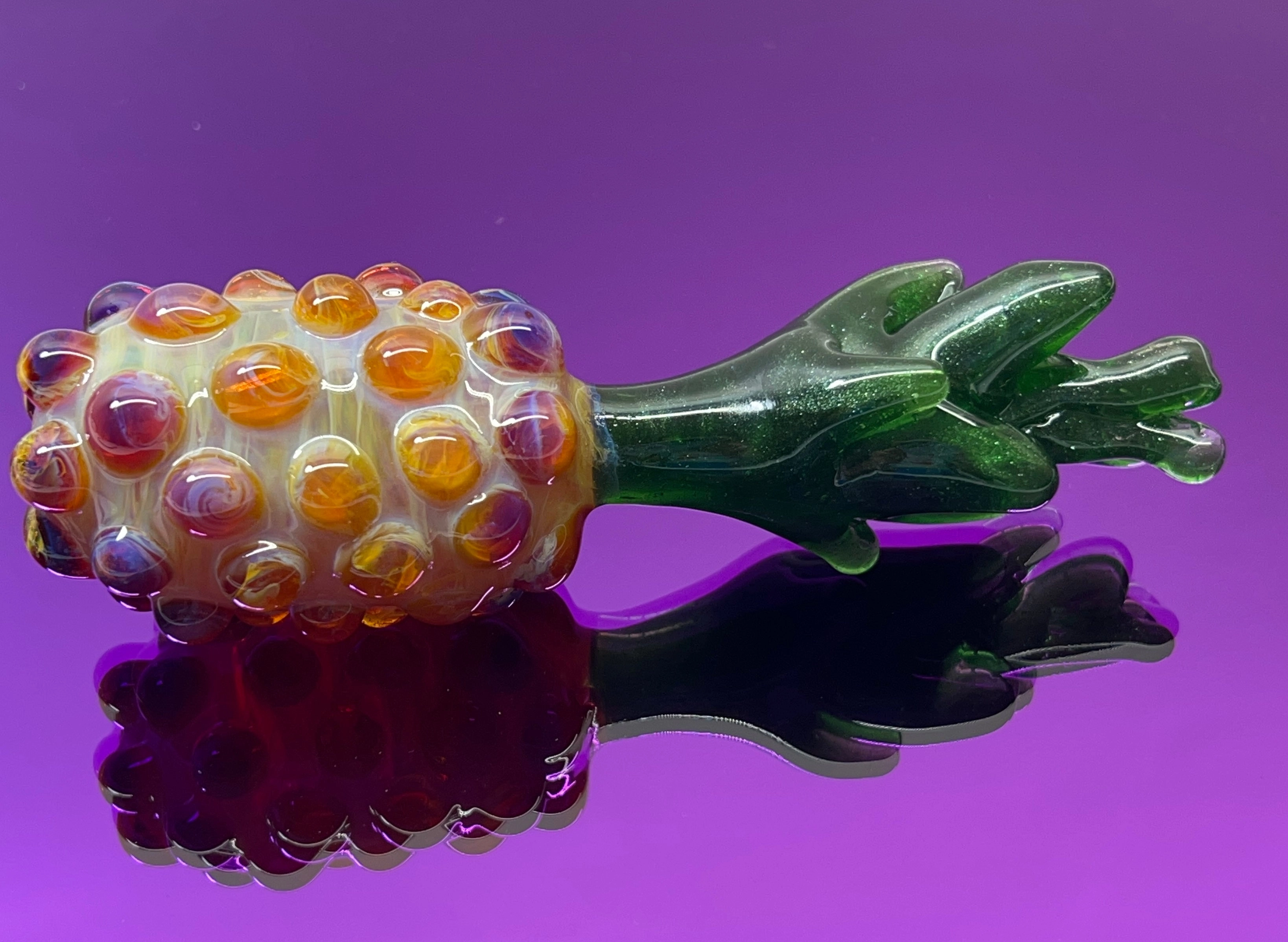 Pineapple Glass Dildo