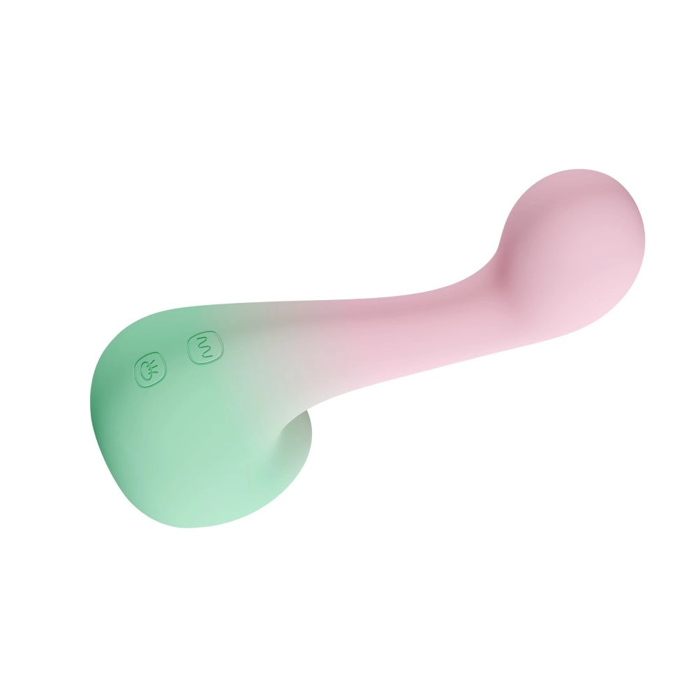 Play With Me | Melody Silicone Dual Vibrator With G-Spot Precision & Tongue-Fluttering Clitoral Stimulation - Pink