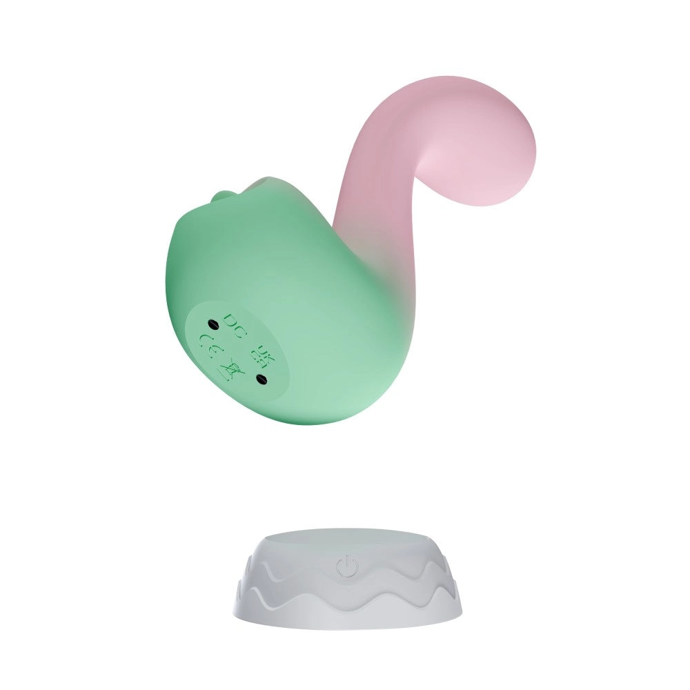 Play With Me | Melody Silicone Dual Vibrator With G-Spot Precision & Tongue-Fluttering Clitoral Stimulation - Pink